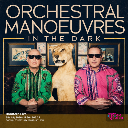 Orchestral Manoeuvres in the Dark at Bradford Live on 8 July 2026 gig poster