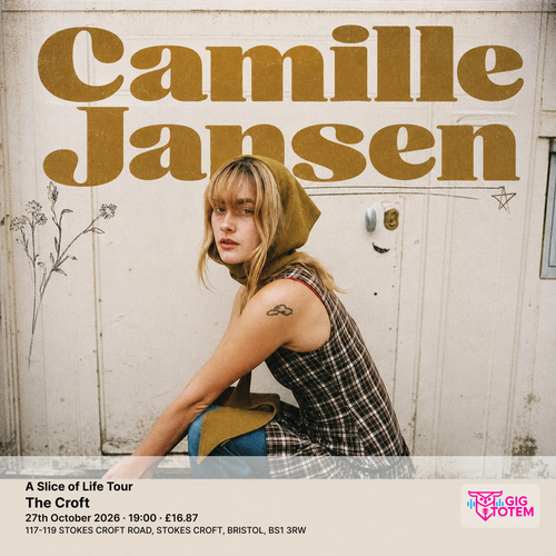 Camille Jansen: A Slice of Life Tour Camille Jansen at The Croft on 27 October 2026 gig poster