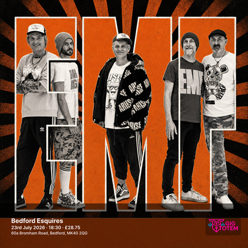 EMF at Esquires on 23 July 2026 gig poster