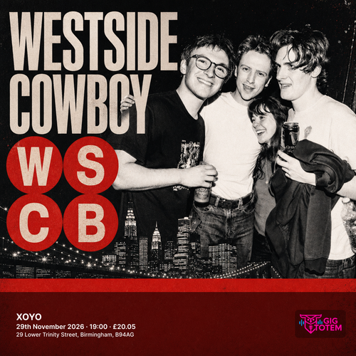Westside Cowboy Wyatt at XOYO on 29 November 2026 gig poster