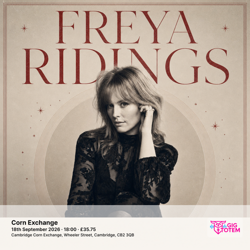 Freya Ridings Bea at Corn Exchange on 18 September 2026 gig poster