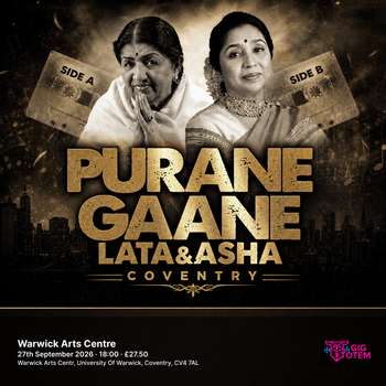 Lata & Asha: Purane Gaane... Coventry at Warwick Arts Centre on 27 September 2026 gig poster