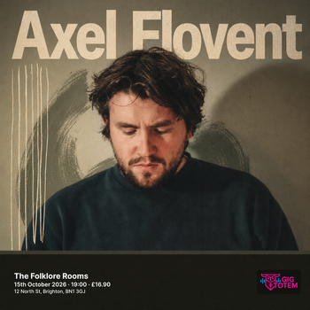 Axel Flovent at The Folklore Rooms on 15 October 2026 gig poster