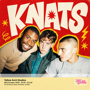 Knats at Yellow Arch Studios on 26 October 2026 gig poster