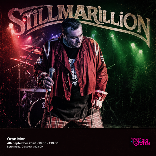 Stillmarillion at Oran Mor on 4 September 2026 gig poster
