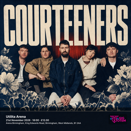 Courteeners The Lathums at Utilita Arena on 21 November 2026 gig poster