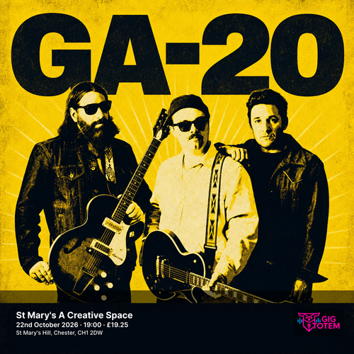 GA-20 at St Mary's A Creative Space on 22 October 2026 gig poster