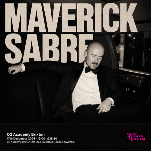 MAVERICK SABRE LIVE Maverick Sabre at O2 Academy Brixton on 17 December 2026 gig poster