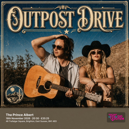 Outpost Drive at The Prince Albert on 18 November 2026 gig poster