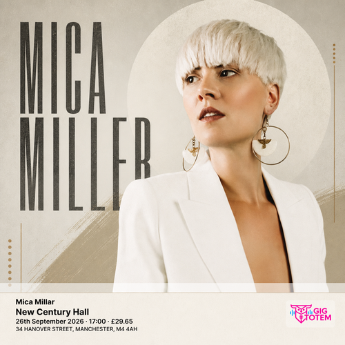 Mica Millar Mica Miller at New Century Hall on 26 September 2026 gig poster