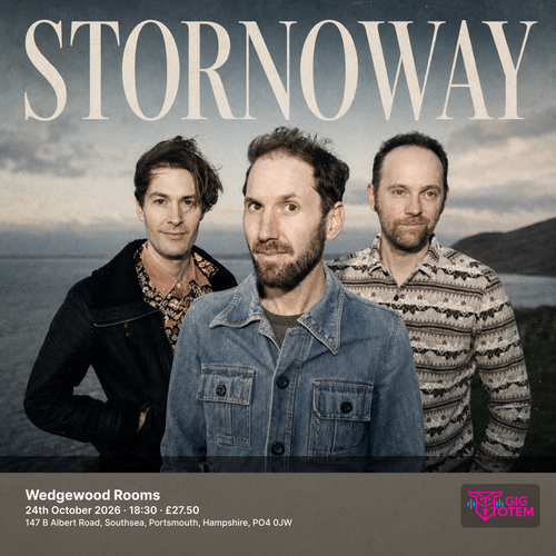 Stornoway at The Wedgewood Rooms on 24 October 2026 gig poster