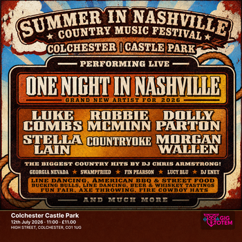 Summer In Nashville - Colchester 2026 at Colchester Castle Park on 12 July 2026 gig poster