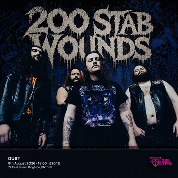 200 STAB WOUNDS at DUST on 8 August 2026 gig poster