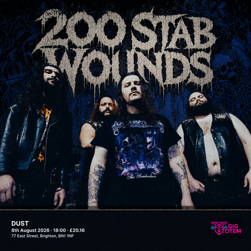 200 STAB WOUNDS at DUST on 8 August 2026 gig poster