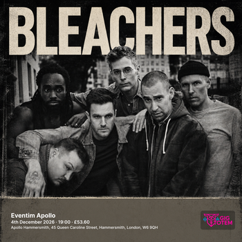 Bleachers at Eventim Apollo on 4 December 2026 gig poster