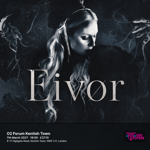 Eivør at O2 Forum Kentish Town on 7 March 2027 gig poster