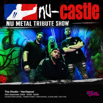 Nu-Castle at The Studio - Hartlepool on 25 September 2026 gig poster