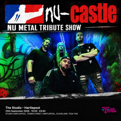 Nu-Castle at The Studio - Hartlepool on 25 September 2026 gig poster