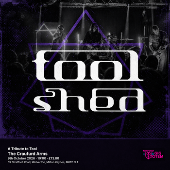 Tool Shed - A Tribute to Tool Tool Shed at The Craufurd Arms on 9 October 2026 gig poster