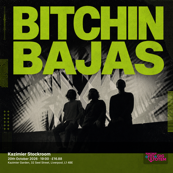 Bitchin Bajas at Kazimier Stockroom on 20 October 2026 gig poster