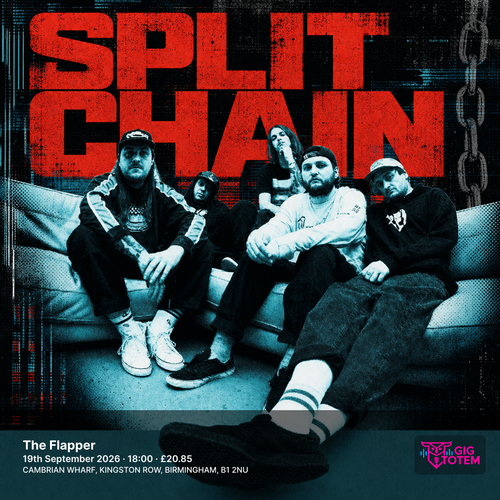 Split Chain False Reality at The Flapper on 19 September 2026 gig poster