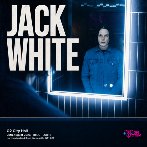 Jack White at O2 City Hall on 29 August 2026 gig poster