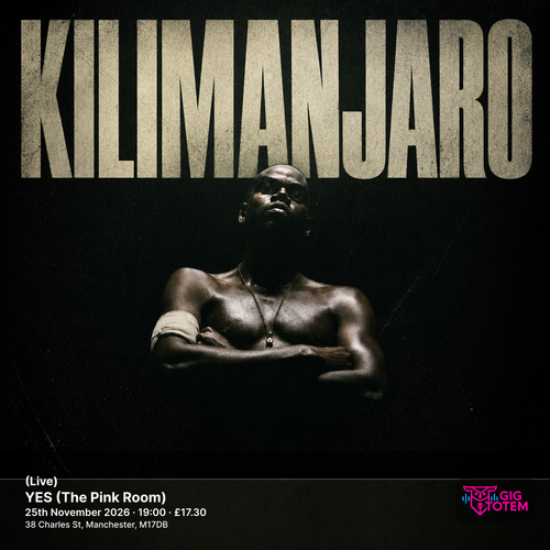 KILIMANJARO (Live) KILIMANJARO at YES (The Pink Room) on 25 November 2026 gig poster