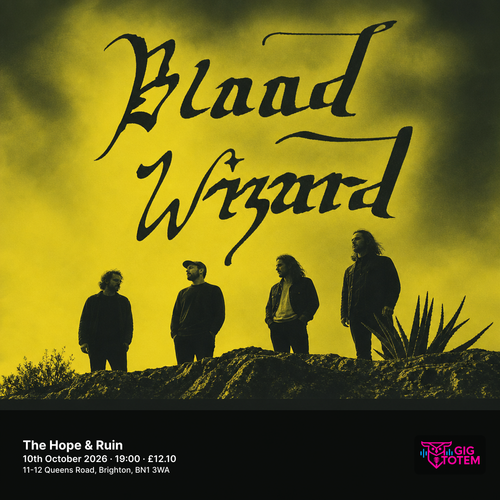 Blood Wizard at The Hope & Ruin on 10 October 2026 gig poster