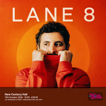Lane 8 at New Century Hall on 15 October 2026 gig poster