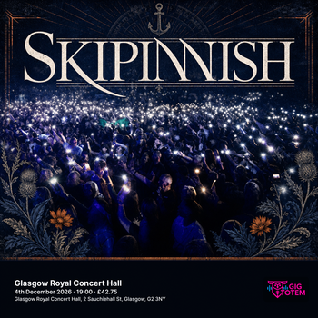 Skipinnish at Royal Concert Hall on 4 December 2026 gig poster