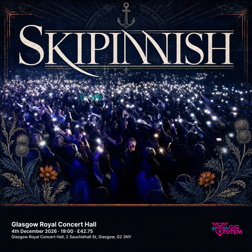 Skipinnish at Royal Concert Hall on 4 December 2026 gig poster