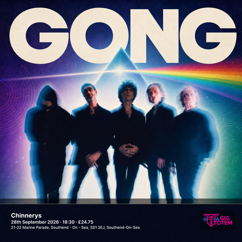Gong at Chinnerys on 28 September 2026 gig poster
