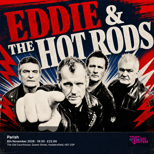Eddie & the Hot Rods at Parish on 6 November 2026 gig poster