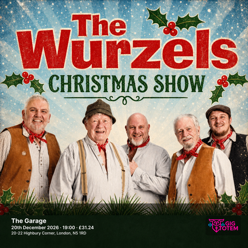 The Wurzels Christmas Show at The Garage on 20 December 2026 gig poster