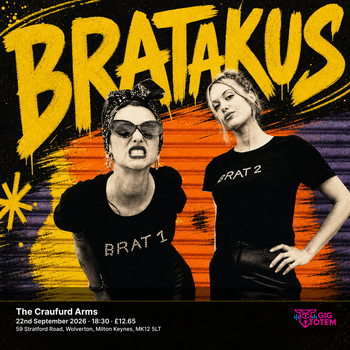 Bratakus at The Craufurd Arms on 22 September 2026 gig poster