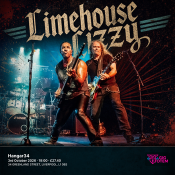 Limehouse Lizzy at Hangar34 on 3 October 2026 gig poster