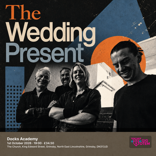 The Wedding Present at Docks Academy on 1 October 2026 gig poster