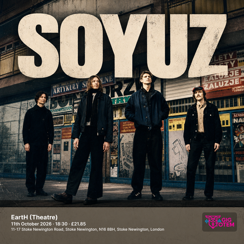 Soyuz Yuuf at EartH (Theatre) on 11 October 2026 gig poster