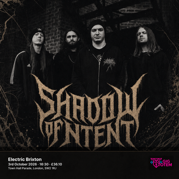 Shadow Of Intent at Electric Brixton on 3 October 2026 gig poster