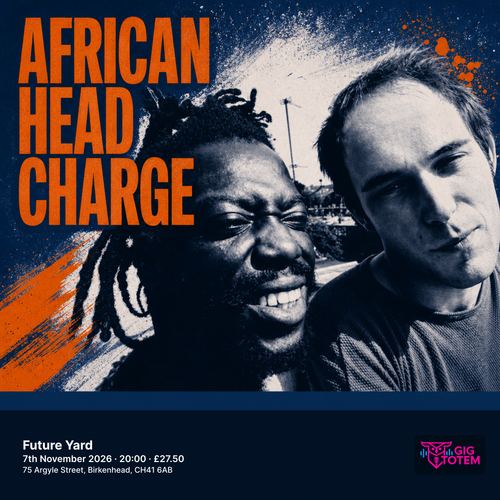 African Head Charge at Future Yard on 7 November 2026 gig poster
