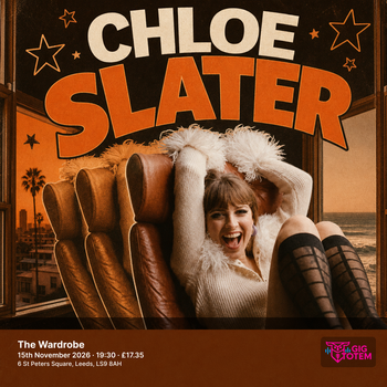 Chloe Slater at The Wardrobe on 15 November 2026 gig poster