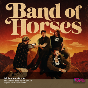 Band Of Horses at O2 Academy Bristol on 14 October 2026 gig poster