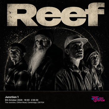 Reef at Junction 1 on 9 October 2026 gig poster