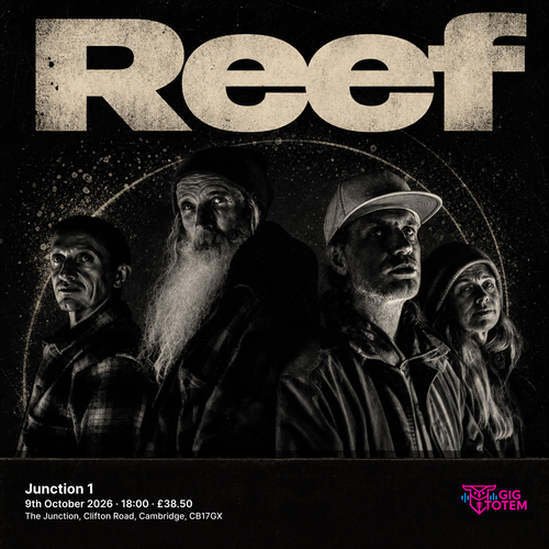 Reef at Junction 1 on 9 October 2026 gig poster
