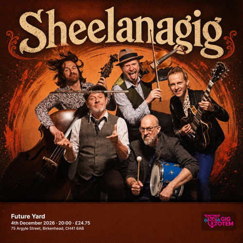 Sheelanagig at Future Yard on 4 December 2026 gig poster