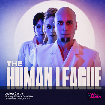 The Human League Marc Almond at Ludlow Castle on 18 July 2026 gig poster