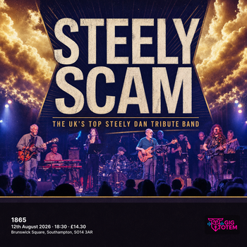 Steely Scam at 1865 on 12 August 2026 gig poster