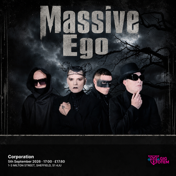 Massive Ego Dead Lights at Corporation on 5 September 2026 gig poster