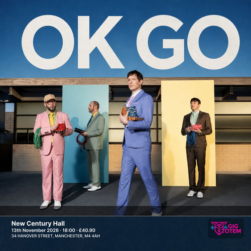 OK Go at New Century Hall on 13 November 2026 gig poster