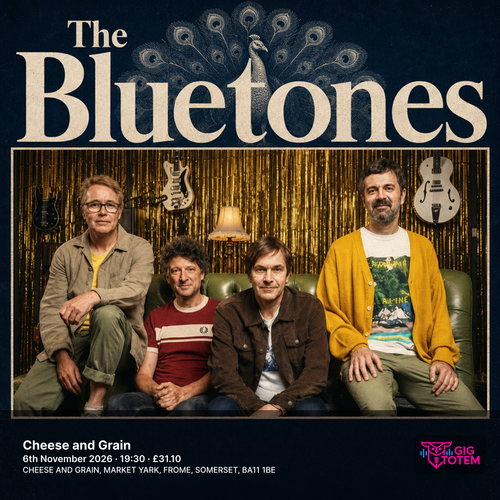 The Bluetones at Cheese and Grain on 6 November 2026 gig poster